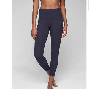Athleta Salutation 7/8 Tight | Medium | Navy